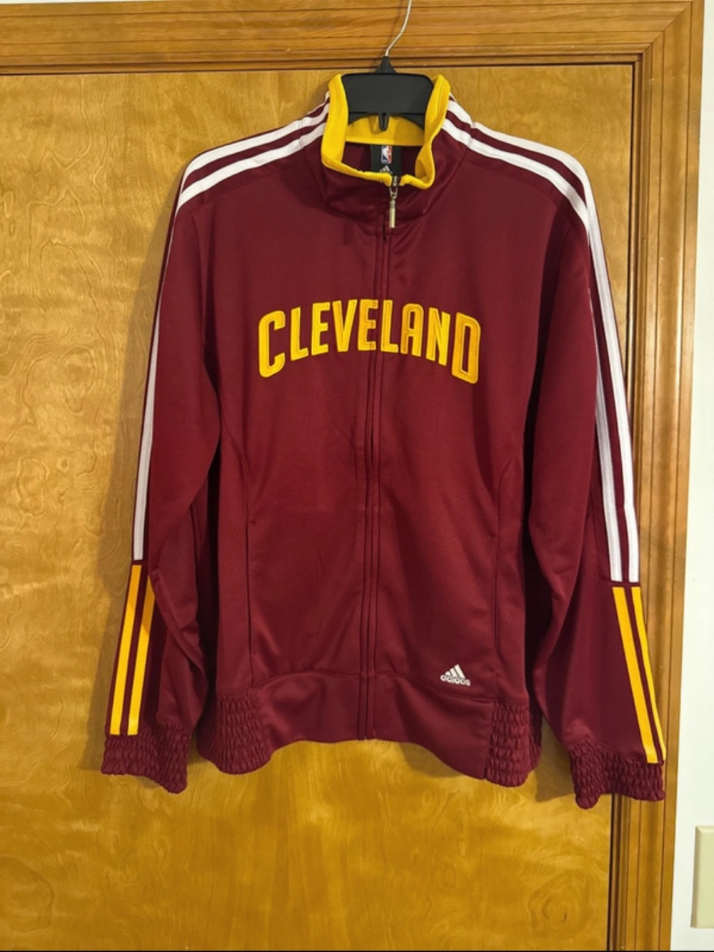 Adidas Cleveland Women’s Maroon Team Track Jacket